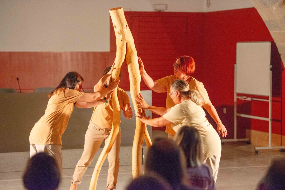 DiputacioGirona's tweet image. 🌳🎨Presentem la 6a edició del Festival #ArtiGavarres!
💧Les 18 propostes artístiques d'enguany reflexionen sobre la sequera
🗓️A partir del 9 de setembre
📍#Girona, #Celrà, #Cassà, #Llagostera i #Palamós
✅Amb el vicepresident 1r de la #DdGi, Pau Presas
👉artigavarres.cat