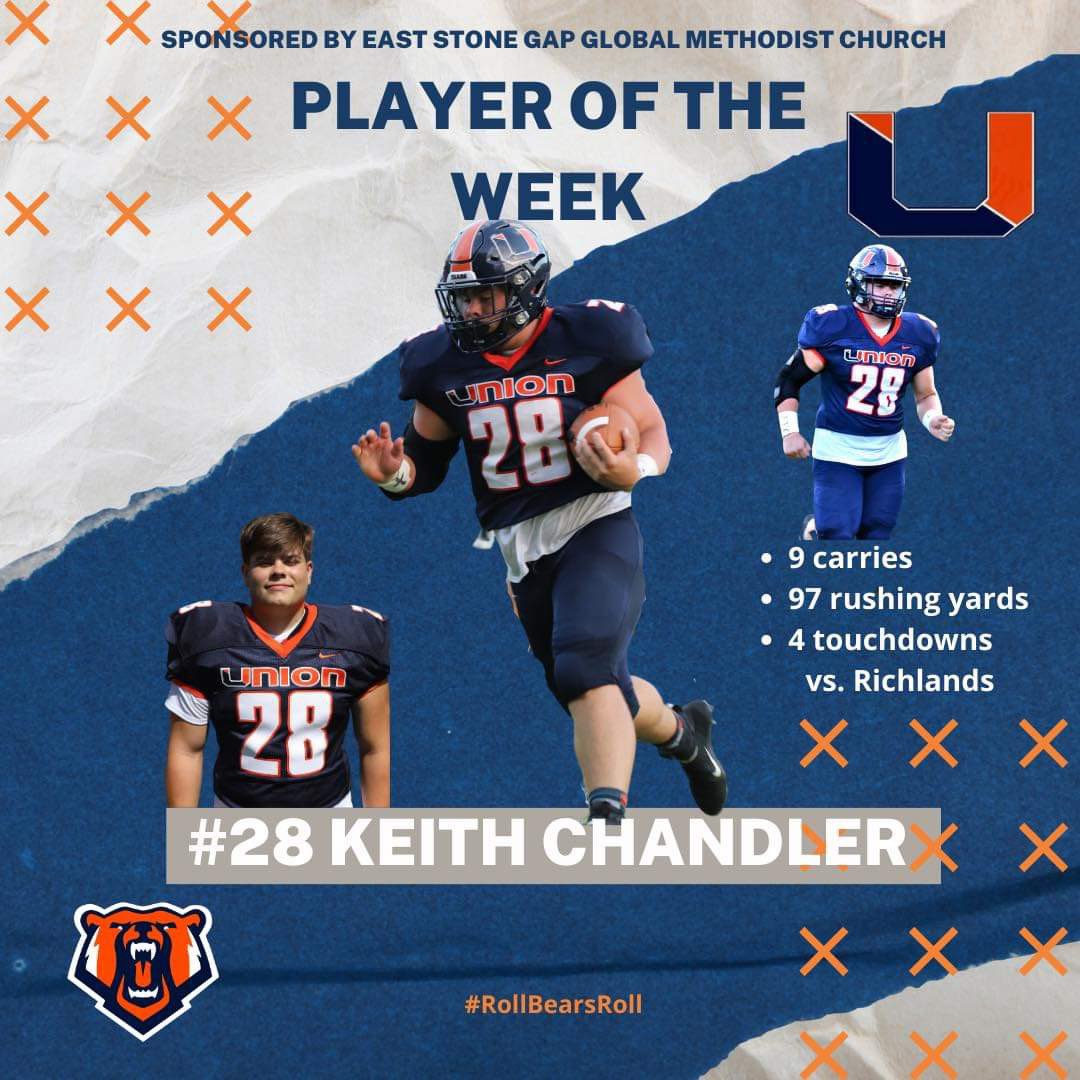 UnionSportsN's tweet photo. New week. New ESGGMC Players of the Week. Congrats Harper and Keith!! #TheU #rollbearsroll #GoBears #POW https://t.co/FOqutA3kRP