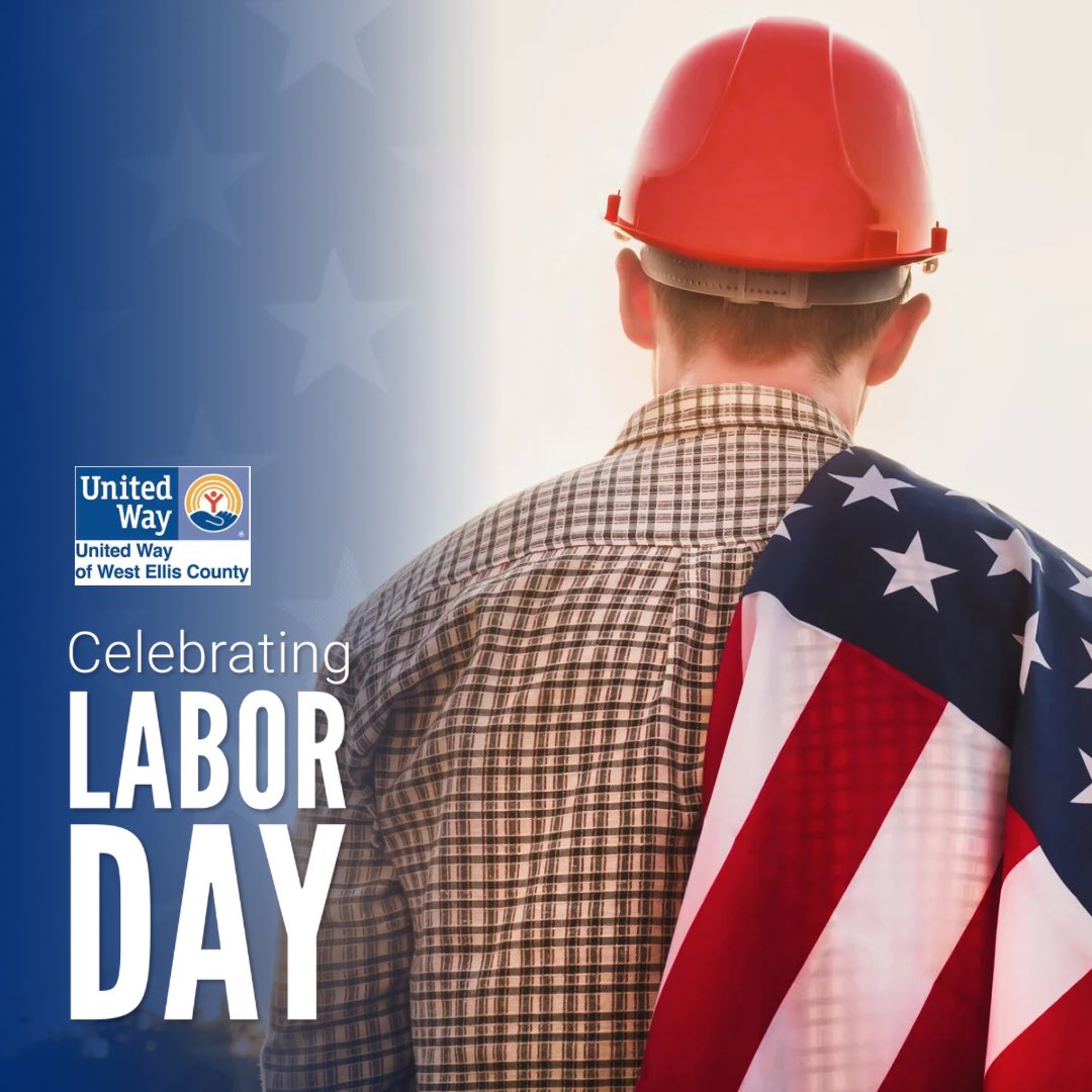 UWEllisCounty's tweet photo. Happy Labor Day to the employees of our corporate partners, nonprofit agencies and all the workers of our communities! https://t.co/jlOGVkwwrC
