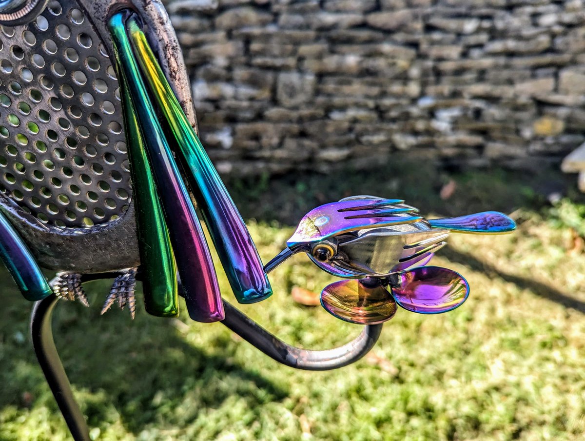 RustysRelics's tweet image. #horseshoe and #cutlery #owl what fun it was to create this little fella today 😉