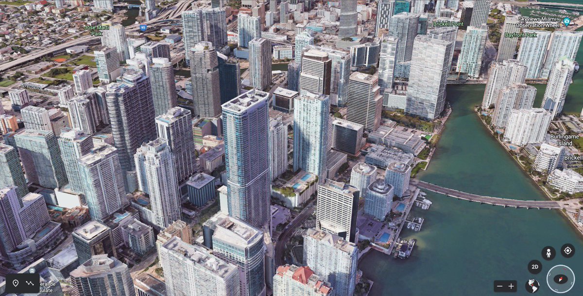 SoFloCREguy's tweet photo. It’s grown so much and so quickly in the past few decades. Here’s Brickell 35 years ago versus today. (Credit: @OmarMora1es ) https://t.co/TYvGF1ruc8