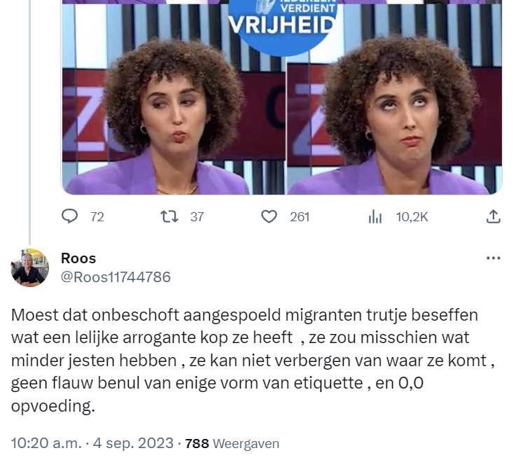 AndresAlvar3z's tweet photo. Dit is dan het soort kiezer waar we al 30 jaar vooral "begrip en respect" moeten voor hebben.

Ik noem het gewoon racistische vuiligheid. https://t.co/A8C9grk2iE