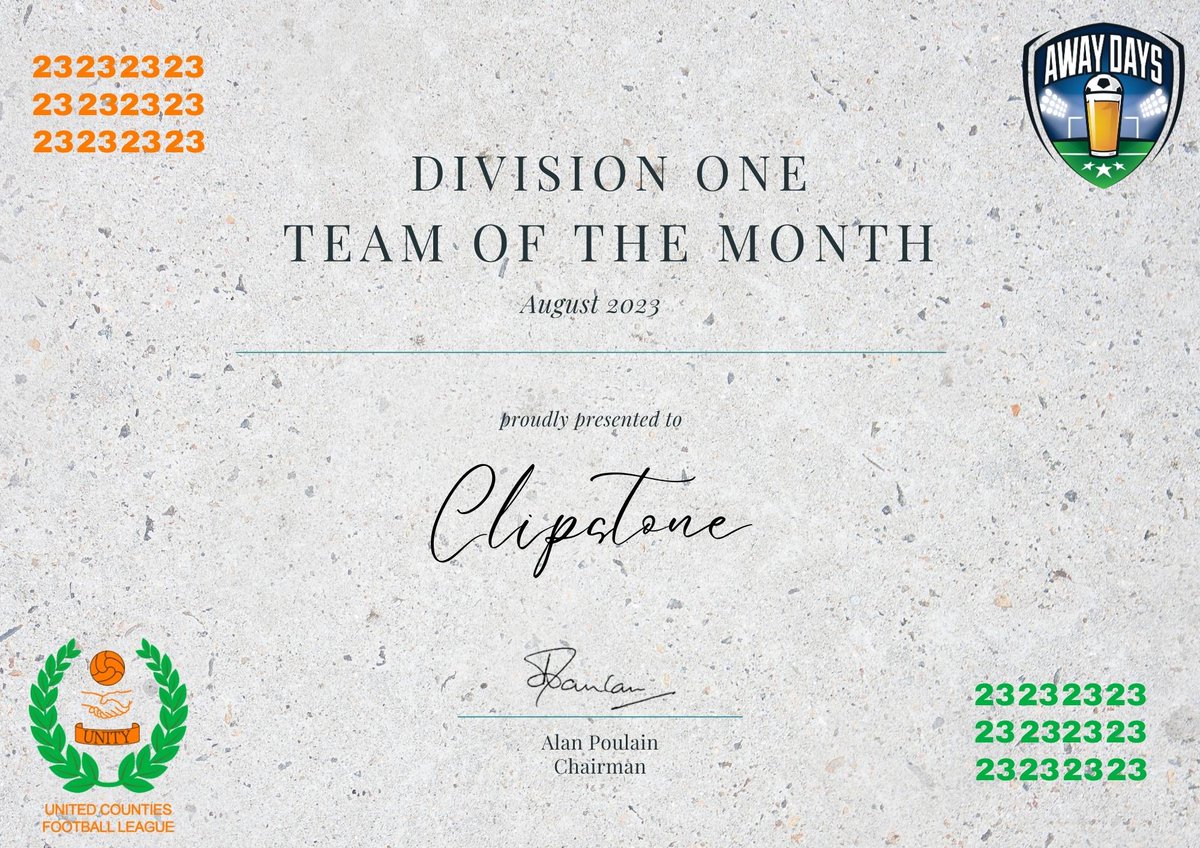 utdcos's tweet image. 🏆Monthly Awards🏆

@ClipstoneFC1 Win's our August Team of the Month award with an excellent seven wins from seven games!🎉👏

@AwayDaysBeer