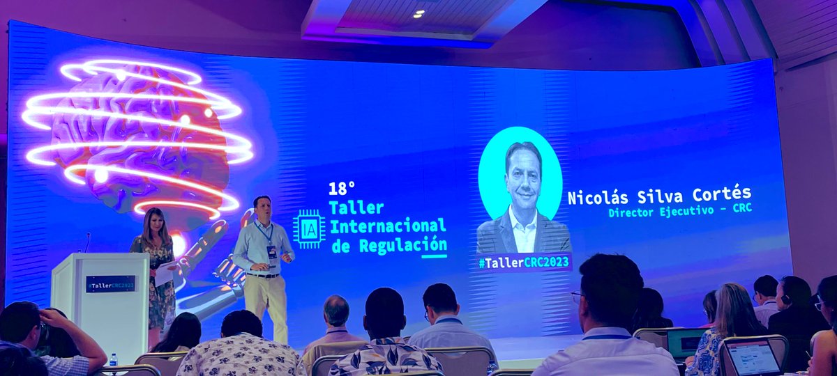 Inicia el Taller Internacional de Regulacion @CRCCol, magnífica apertura de @nicolasmsilvac imperdible!!! #Nevastecnologias #IA #5G Ver en: youtube.com/watch?v=gVekN8…