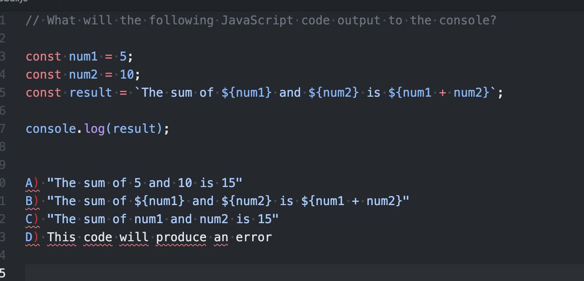 MovieTechGuru's tweet image. What is the output of the following? #code #javascript
#javascriptQuiz #movieTechGuru