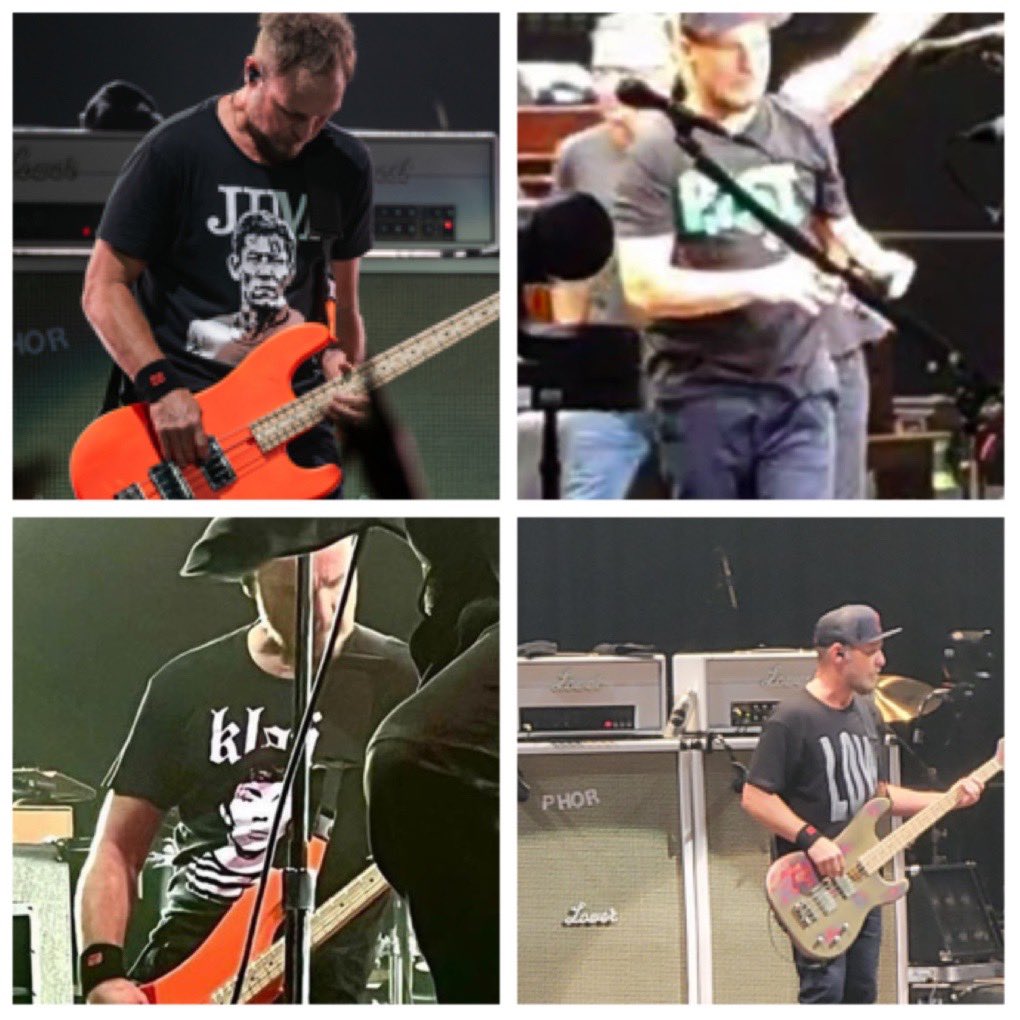 JeffAmentsArmy's tweet photo. Now, if we can get all the photographers to train their lenses on the right one, we will be in business.
#jeffament
#hesthebestone
#tourtees
#pearljam https://t.co/815i3F341B