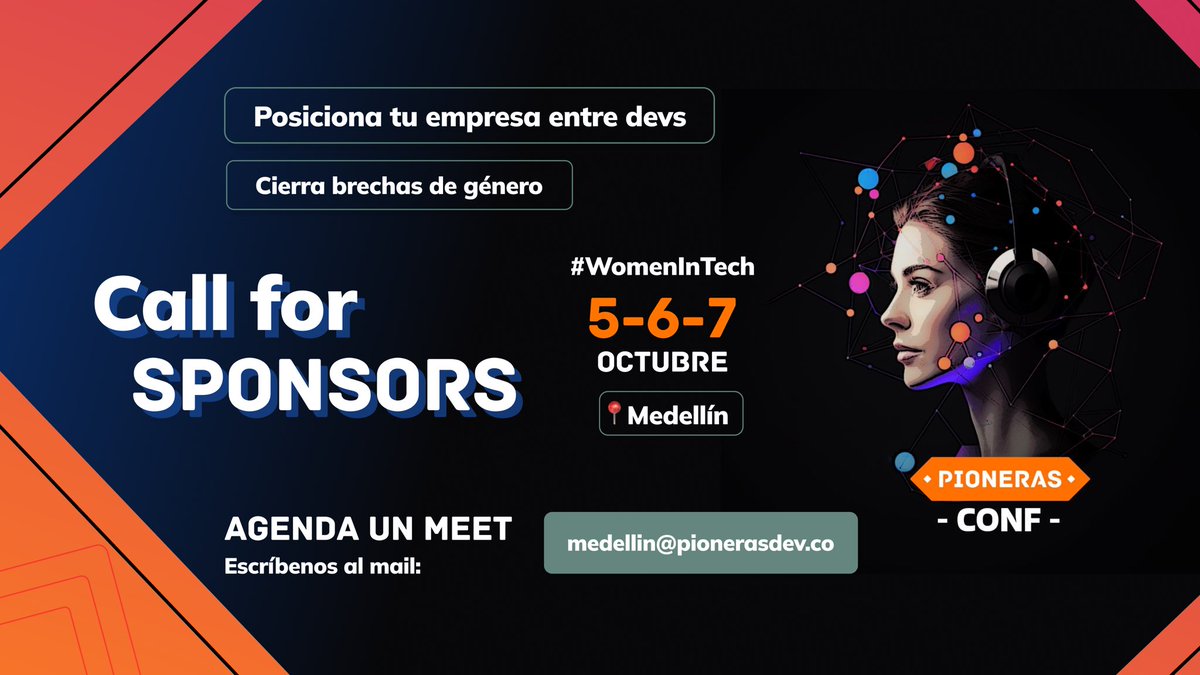 🚀 ¡Buscamos sponsors para #PionerasConf2023! Únete a nosotras en la misión de impulsar la diversidad en la tecnología. ¡Juntos, podemos marcar la diferencia! Si estás interesado en ser parte de este evento inspirador, ¡contáctanos! 🌟 #PionerasConf2023

#WomenInTech