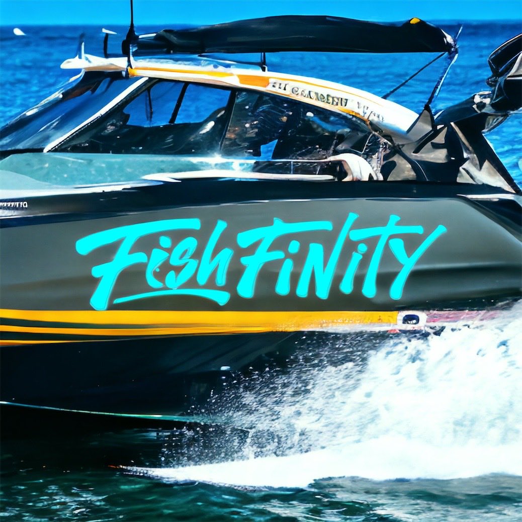 Our Signature Decals Look Fresh On Boats! 😎