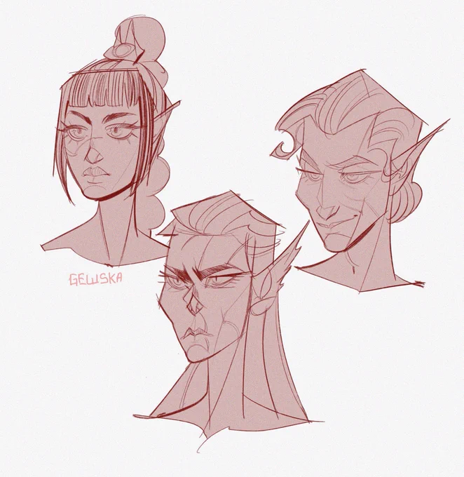 Some #BaldursGate3 sketches  