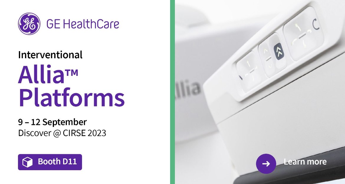 DKawood's tweet photo. Embrace the future 🚀

Together, let’s redefine possibilities and shape the future of healthcare at #CIRSE 2023 with #GEHealthCare.

Waiting for you on booth D11 💜

#Interventionnal #Radiology #PAE #CBCT #Prostate

https://t.co/R8eqSOKXSo https://t.co/ELJxEZGw5D