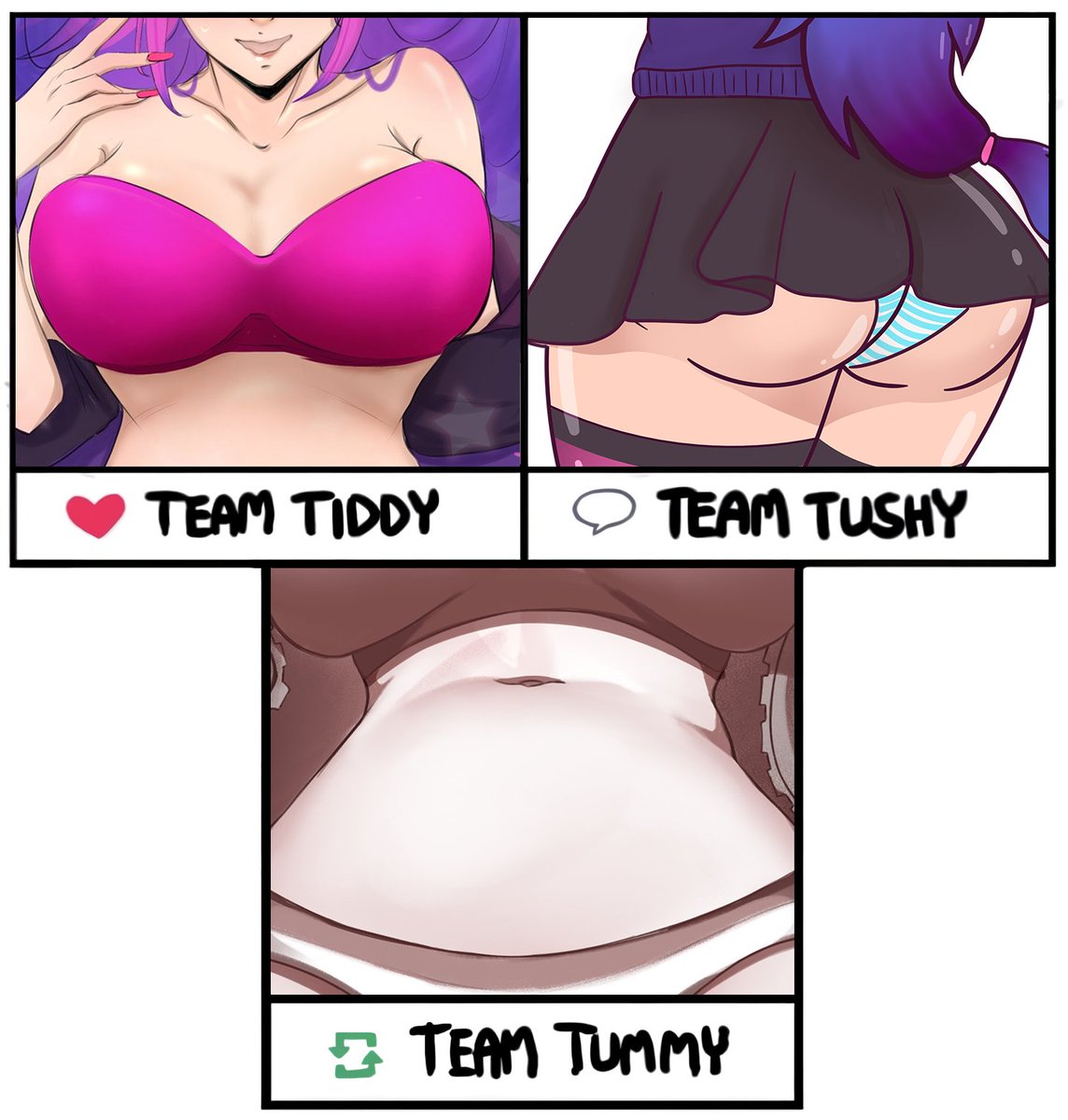 raku_vt's tweet photo. No judgement here, maybe you like one... 💞
Maybe you like all three? 👅
Let's see where it all ends up! 👾 https://t.co/gQsCRae49m