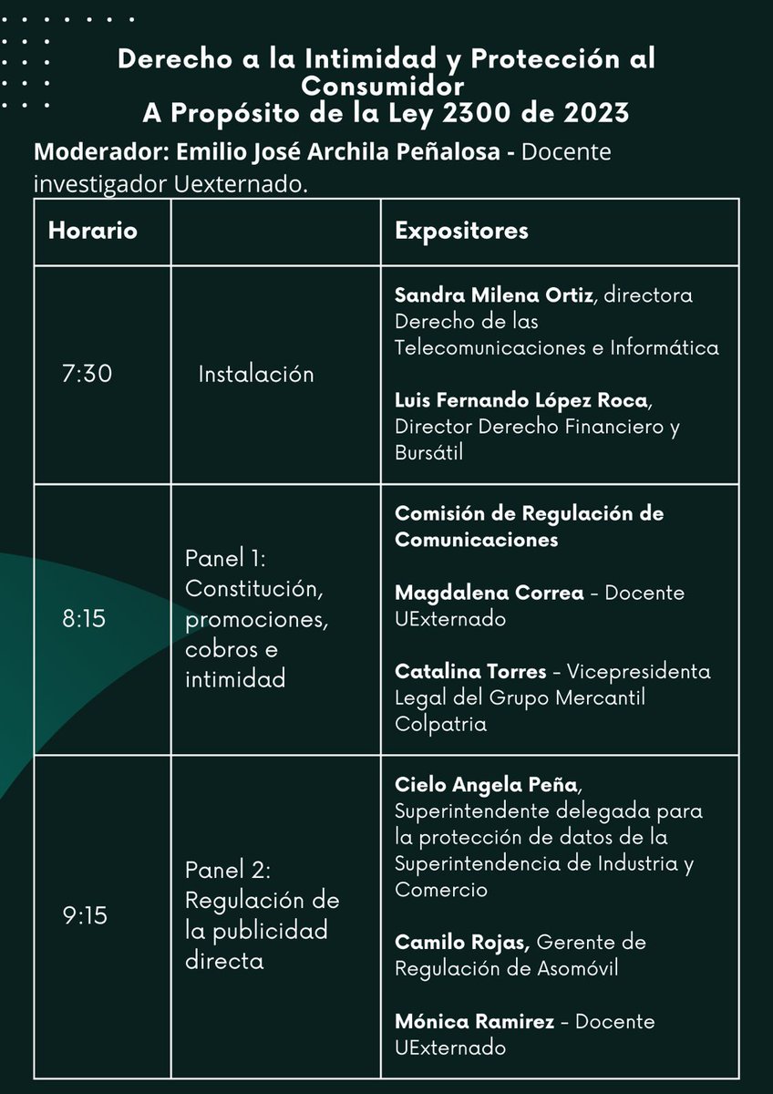 dfinybursatil's tweet photo. 📢Retos de la protección al consumidor - Te interesa‼  
✨Entrada libre, previa inscripción 
👉🏻https://t.co/2kd0PakZRQ https://t.co/pepHWEd4ko