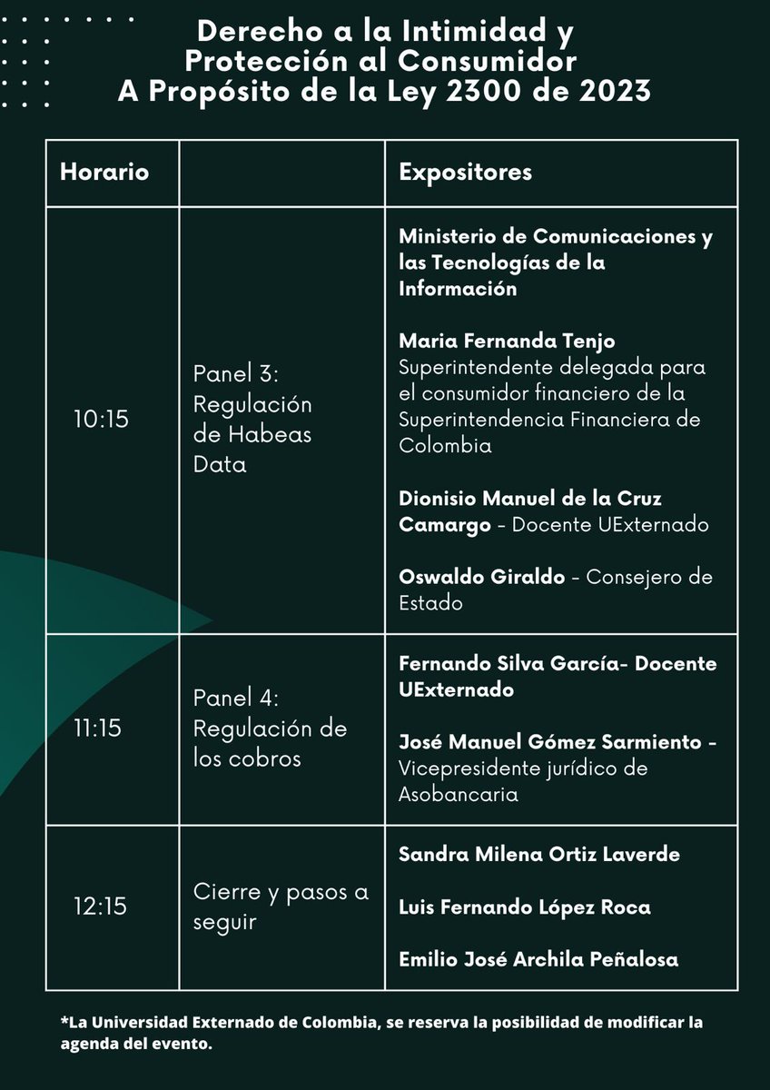 dfinybursatil's tweet photo. 📢Retos de la protección al consumidor - Te interesa‼  
✨Entrada libre, previa inscripción 
👉🏻https://t.co/2kd0PakZRQ https://t.co/pepHWEd4ko