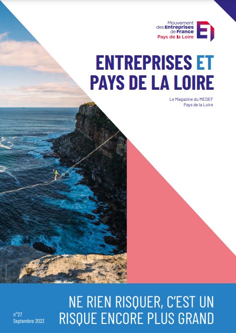 🛑ça y est ! Le magazine <a href="/MedefPDL/">Mouvement des Entreprises de France #Paysdelaloire</a> est en ligne ! Un spécial "maitrise des risques" car "ne rien risquer, c'est un risque encore plus grand" nous rappelle <a href="/Samueltual/">Tual Samuel</a> dans son édito cc <a href="/PatrickMartin_1/">Patrick Martin</a> 
A télécharger sur le lien : medef-paysdelaloire.fr/uploads/media/…