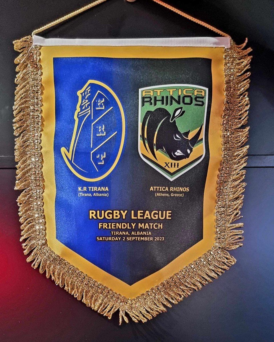 A piece of 🦏 history! 🇦🇱🆚🇬🇷
<a href="/TiranaRugbyClub/">Klubi Regbisë Tirana</a> 🆚 Attica Rhinos!