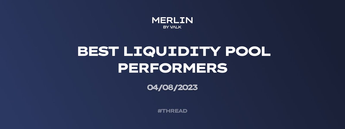 datainetwork's tweet photo. 🟢 Best Liquidity Pool Performers
🗓️04/08/2023
📈TVL:  1M - 10M

More Market Insights at: https://t.co/Ix8r5n60Jj

$WETH $USDC $BTC $ETH
#DeFi #DeFiNews #MerlinInsights https://t.co/RKWwcIzUpe