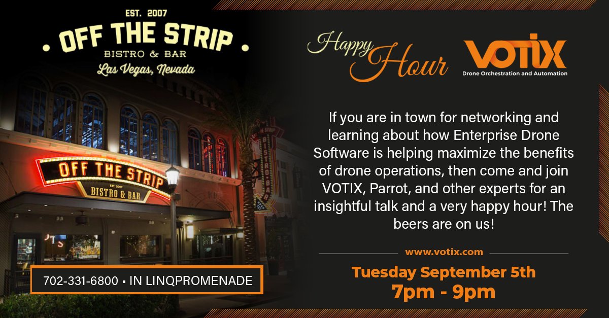 If you are in Town for networking and learning about How Enterprise Drone Software is helping maximize the benefits of drone operations, then come and Join Us!