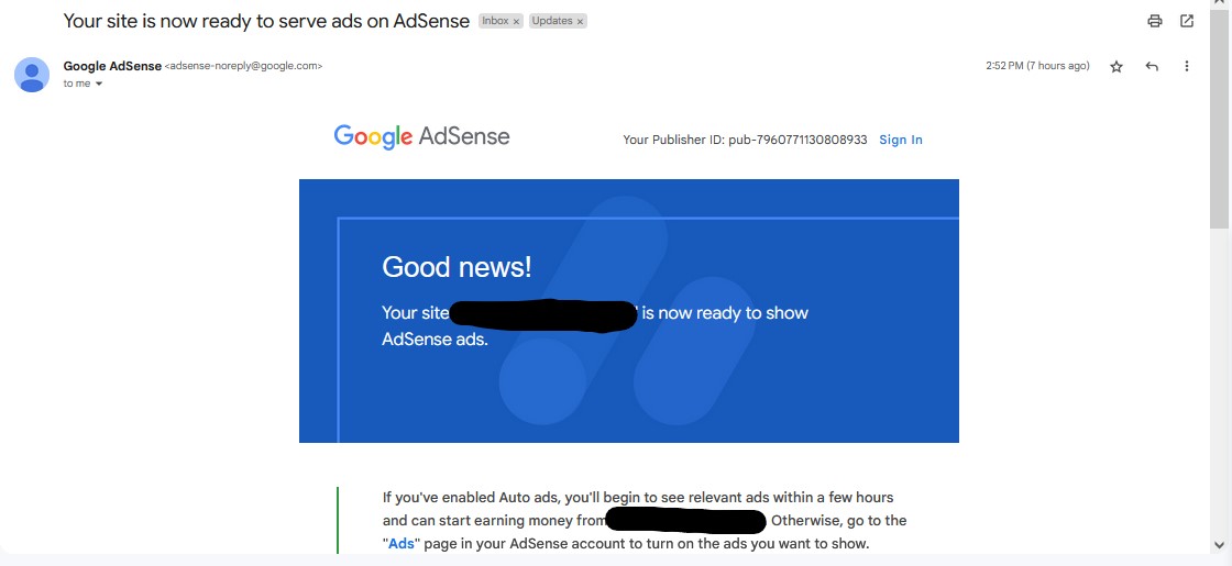 Aniquekhan648's tweet photo. Another Site Approved By Adsense☺
Alhamdulillah🙂
Another Passive Source Of Income Ready 😍
#Passiveincome #onlineearning #letsconnect #passiveincomesource #adsense #blogging #blog https://t.co/XcZzUkZV9Y