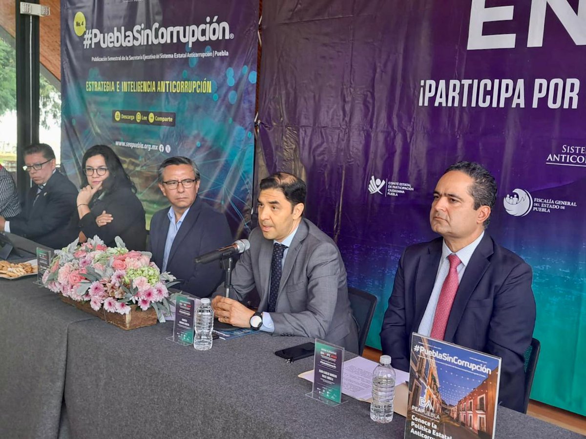 SESNAOficial's tweet photo. #Entérate
🗣️@morenoroberto77, Secretario Técnico de #SESNA, en la presentación de resultados de la #ENCIP, señaló que este tipo de instrumentos fortalecerán los diagnósticos de la política de #Puebla y configurar la evolución de las acciones.

@seapuebla #Anticorrupción https://t.co/eGnaPFRLh5