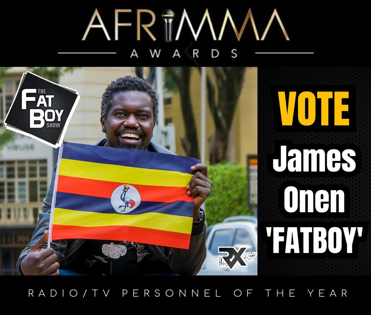 jamesonen's tweet photo. 🇺🇬 🥳 We've come so far, but there's one final push needed! Voting for #Afrimma2023, and my nomination for Best Radio Personality in Africa, is closing soon. Your vote here can make all the difference: https://t.co/D9VIRGVMgs 🌟 🎤 #LastChanceToVote #AfrimmaAwards https://t.co/PcgUpSzzq0
