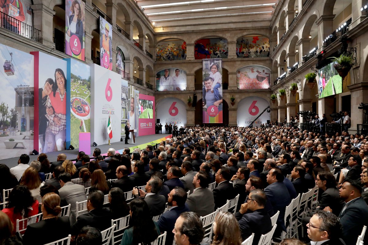 Presentamos nuestro #6toInformeEdoméx. Hoy podemos decir con orgullo que, con el esfuerzo de todas y todos, dejamos un Estado de México mejor, más justo y más fuerte.