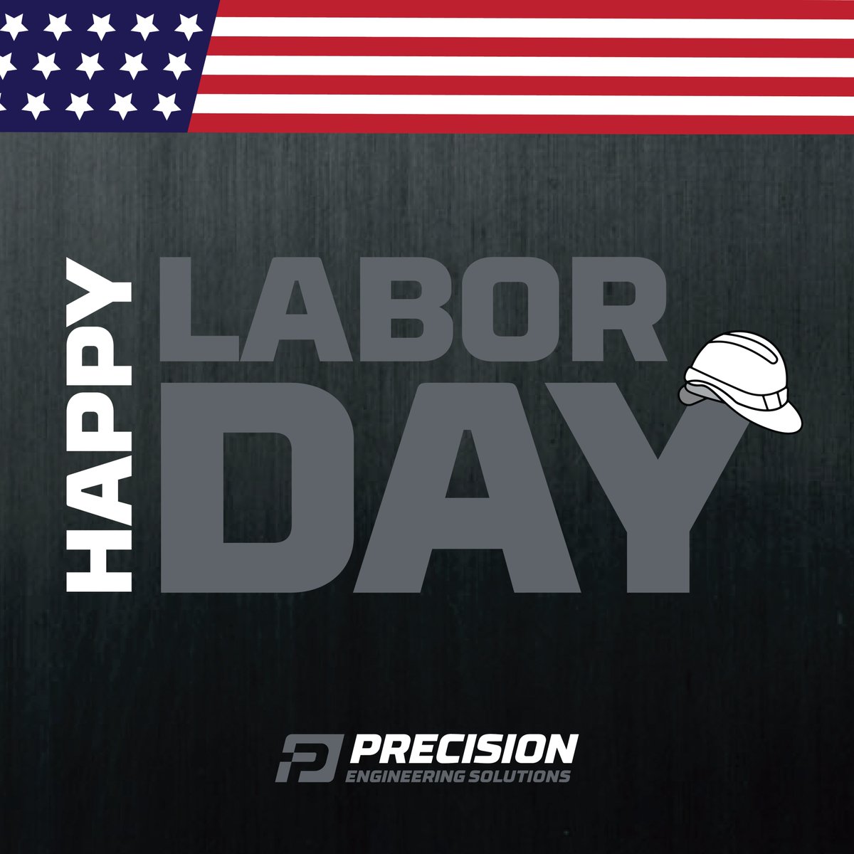 PrecisionEngSol's tweet photo. Honoring the hardworking men and women who have built our country and continue to drive our progress forward. - Happy Labor Day!
#LaborDay #PrecisionEngineeringSolutions https://t.co/gw6MzkYU1c