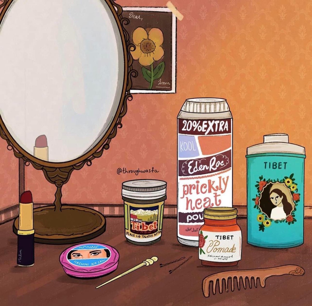 Life used to be beautiful with amma ka dressing table looking like this
