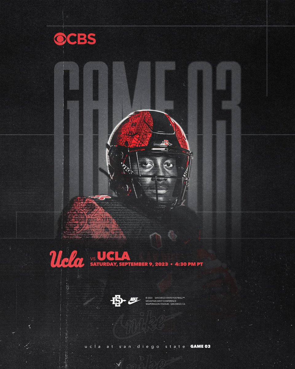 BIG week ahead #BeatUCLA 🎟️: GoAztecs.com/FBvsUCLA