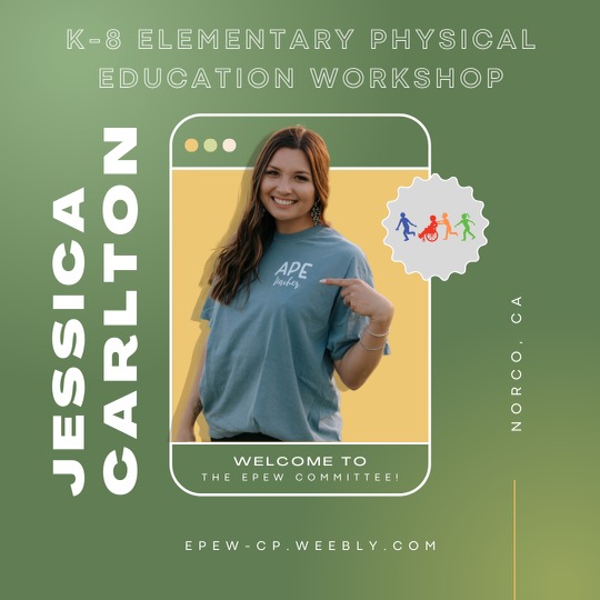 Help us welcome one of our newest committee members, Jessica Carlton‼️She brings energy⚡️, passion🥰 & attention to detail📝 to our team! We are excited to see what the future✨holds for her! Welcome to the team!!💪💚👏 #EPEW2024 #EPEWfamily #physed #pepd #adaptedpe