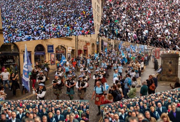 🏴󠁧󠁢󠁳󠁣󠁴󠁿 In pictures: around 25,000 attend Edinburgh independence rally