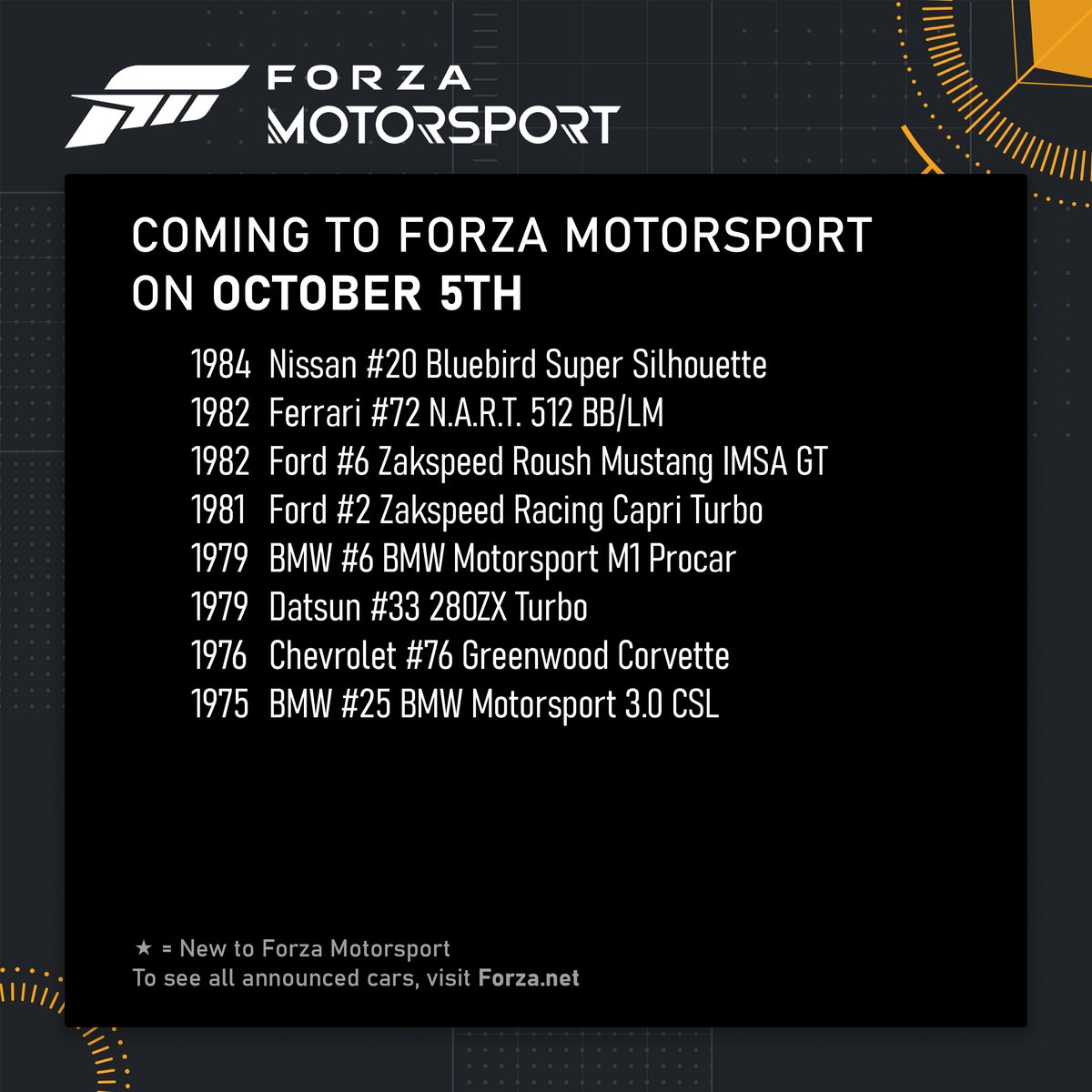 ForzaMotorsport tweet picture