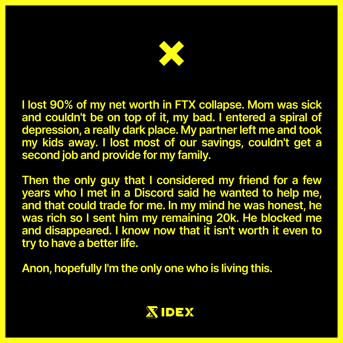 coinfessions's tweet photo. He was rich so I sent him my remaining 20k. https://t.co/maorKZQ6t7