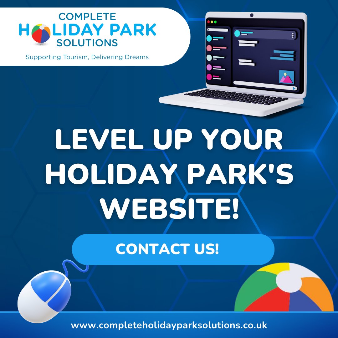 CompletePark's tweet image. Level up your holiday park's website with Complete Holiday Park Solutions! Whether you need a complete revamp or a few tweaks, we offer flexible services for your specific needs. Our website services start as low as £49 per month - get top-notch quality without breaking the bank.