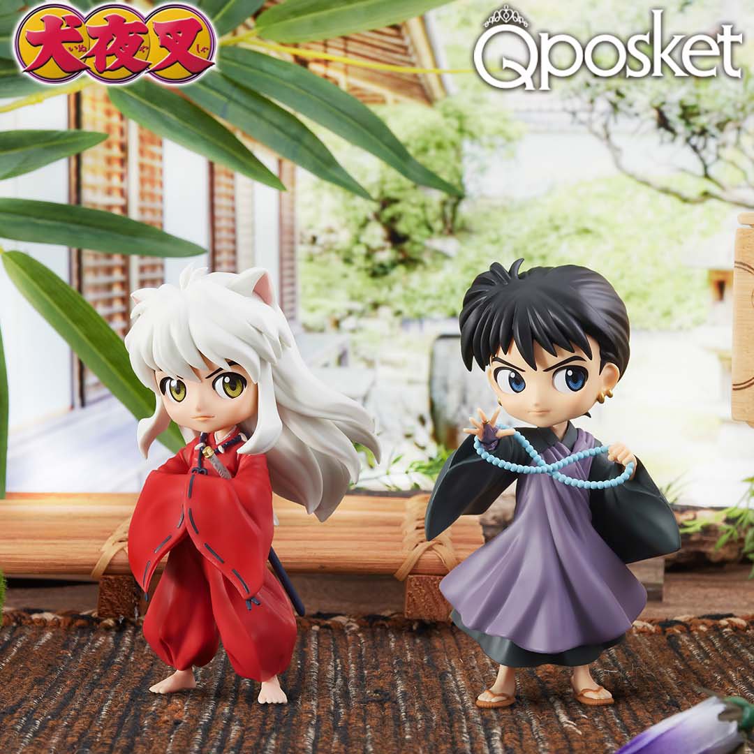 "Prepare for a journey through time and fantasy with #Inuyasha and Miroku #QPoskets! These iconic characters are coming soon to capture the essence of feudal adventures. Stay tuned for updates on their release date and add them to your collection!