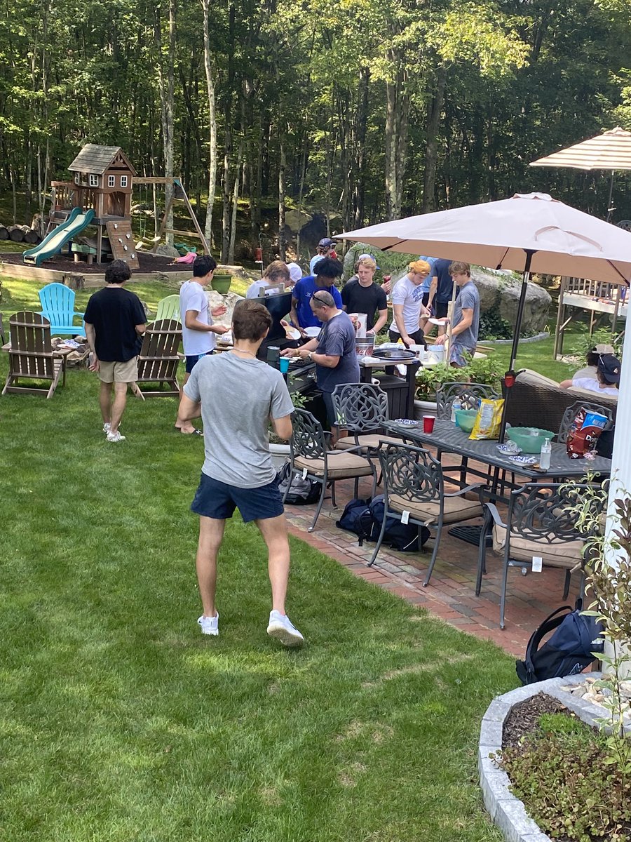 Pics4allocc's tweet image. @nhmountainkings @TriTownIceArena. The boys enjoyed some time off the ice team building with food, refreshments and games on this Labor Day! @keepemsharp making sure their equipment was taken care of.