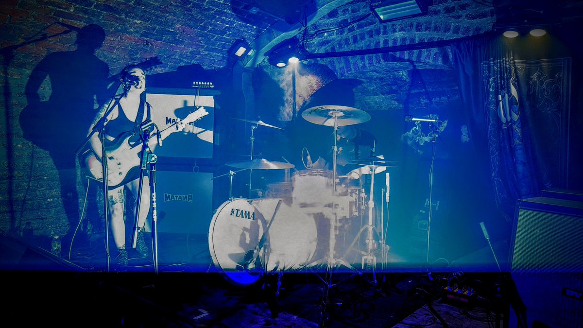 MetalWitching's tweet photo. Tight squeeze in @ebgbsliverpool tonight for @DawnRayd with Ragana, Devil's Henchmen and Wispmother. 
Absolutely fantastic sets from all bands, Dawn Ray'd are a force of nature, so glad to see them at last. https://t.co/EPOiV3hZhH