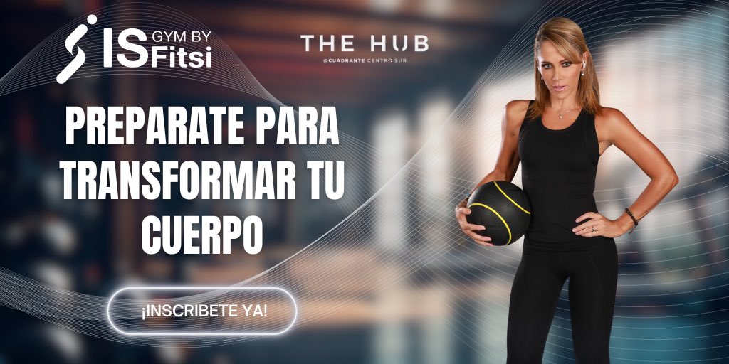 ISbyfitsi's tweet photo. Nunca subestimes el poder de un nuevo comienzo. IS by Fitsi te espera en @thehubqro para desafiar tus límites. ¡Inscríbete y transforma tu vida! 💥🏋️‍♂️ @InesSainzG
 #Motivación #ISbyFitsi #desafíatuslimites #próximamente https://t.co/ZsDEwA4CI0