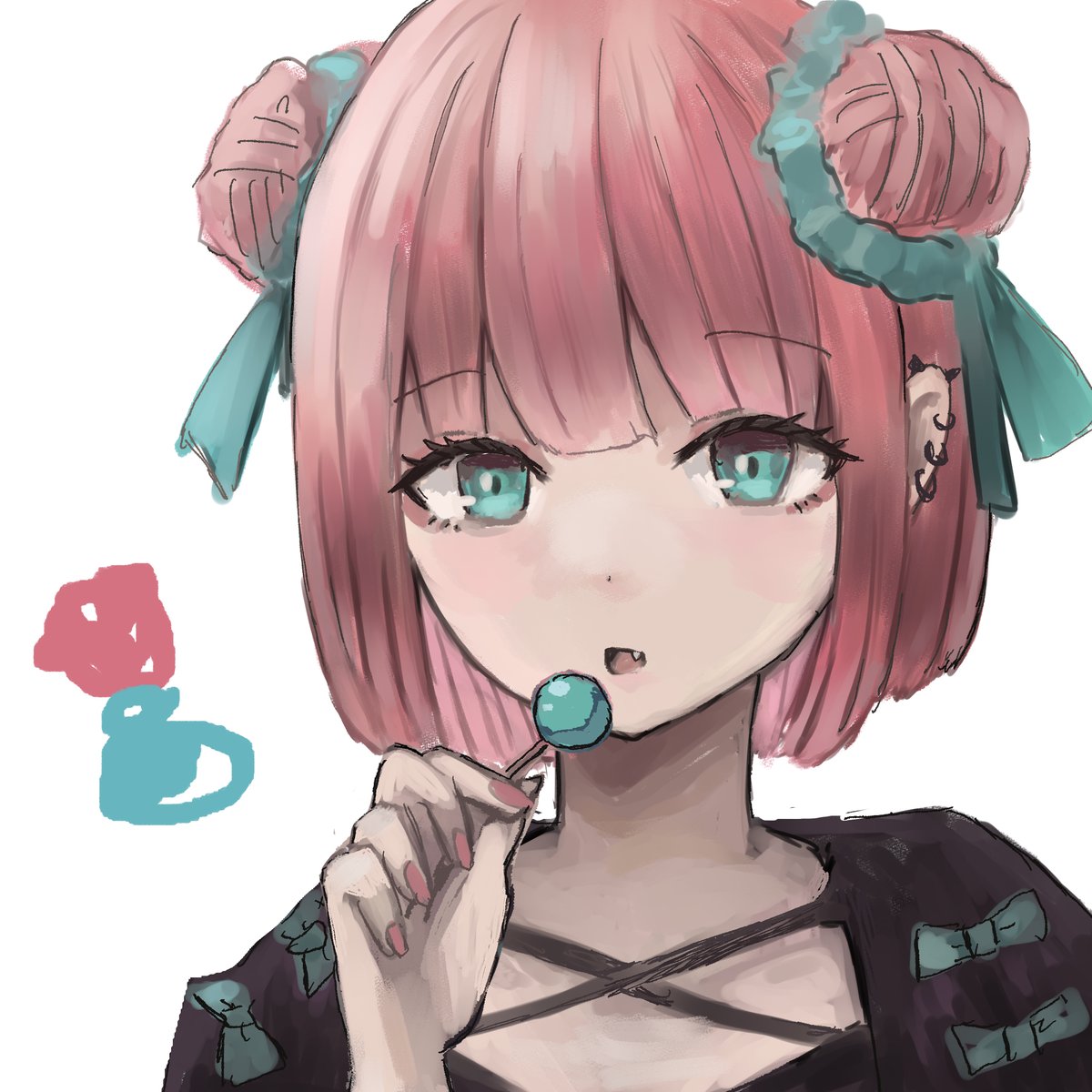 qaqamelon's tweet photo. 配色練習
#絵描きさんと繫がりたい https://t.co/FqKJKnzOO4