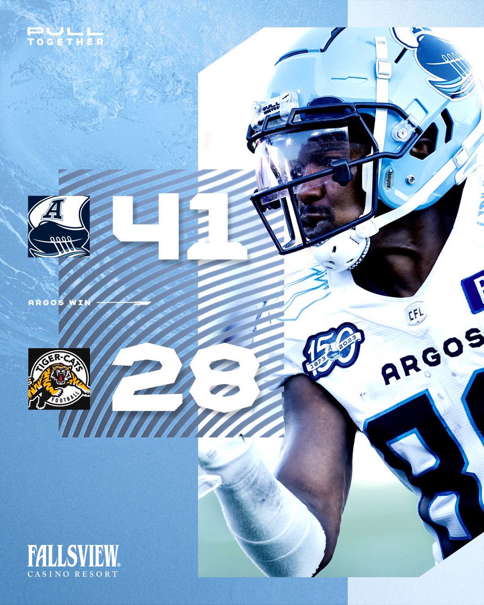 TorontoArgos's tweet image. Week 13 ✅

@fallsviewcasino I #PullTogether