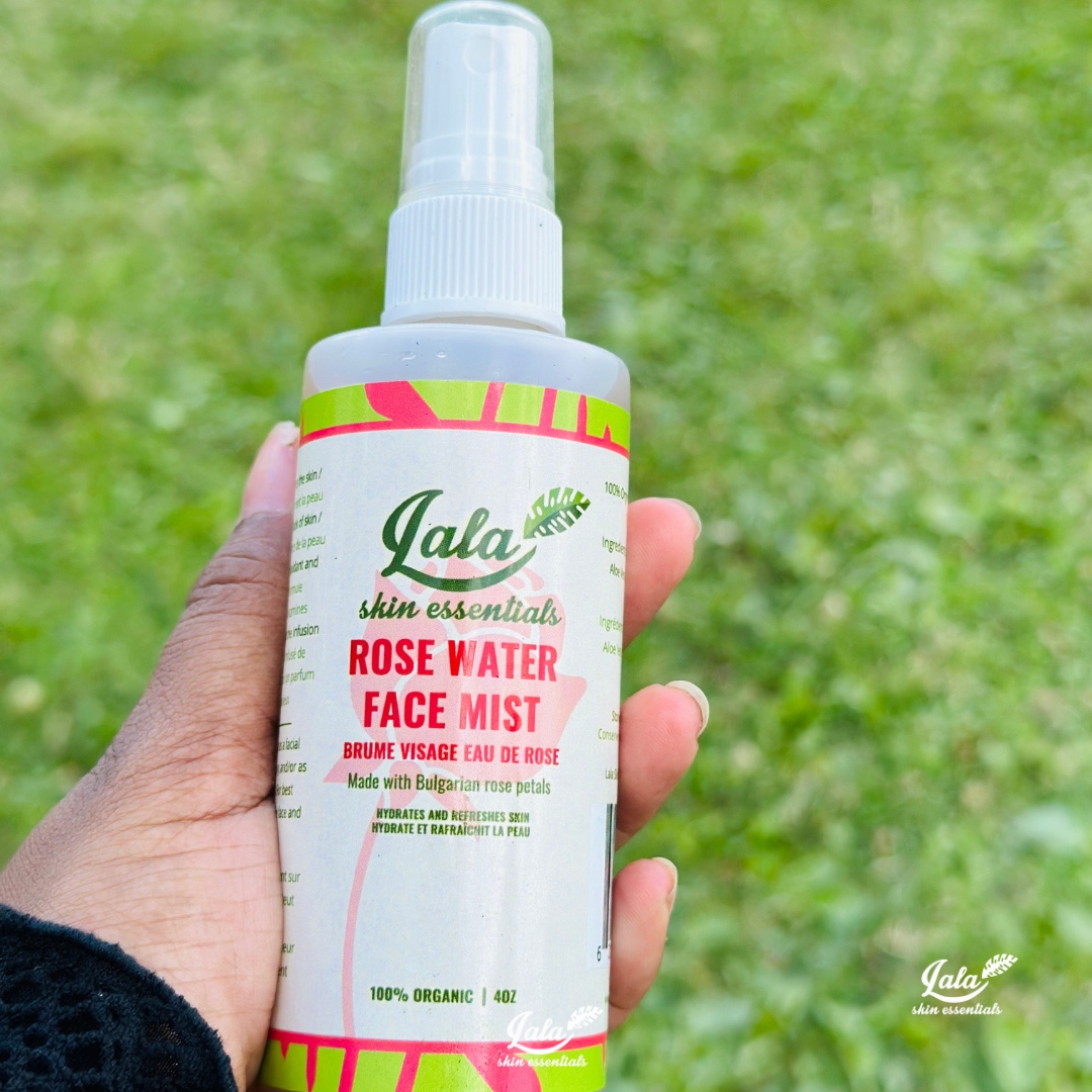 Soothe dry skin while being gentle to your skin with this hydrating facial toning Rose water face mist.🌹🥰
.
Try it today, shop at lalaskinessentials.com

#LalaTribe #LalaSkinEssentials