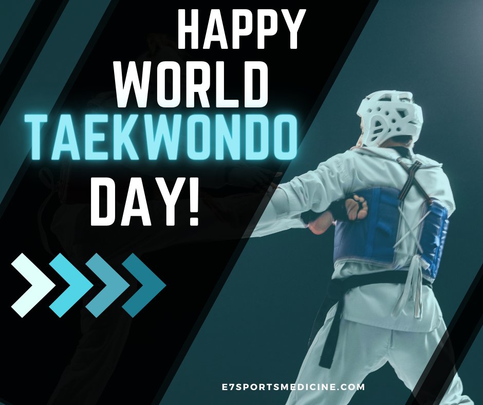 e7sportsmed's tweet photo. Taekwondo will always have a special place in our hearts. Wishing all the athletes, coaches, and organizations a happy World Taekwondo Day.
We can't wait to work with these amazing athletes again soon!
#elite7 #e7advantage #worldtaekwondoday #USAT https://t.co/tmr0GwGHG4