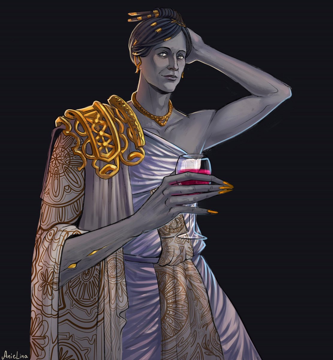 Anielina13's tweet image. #Warframe #orokin #Ballas #warframeart