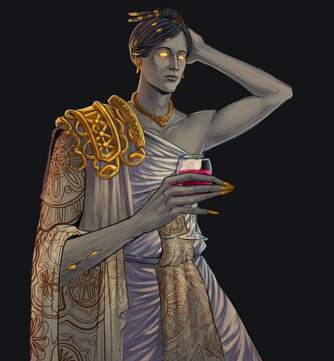 Anielina13's tweet image. #Warframe #orokin #Ballas #warframeart