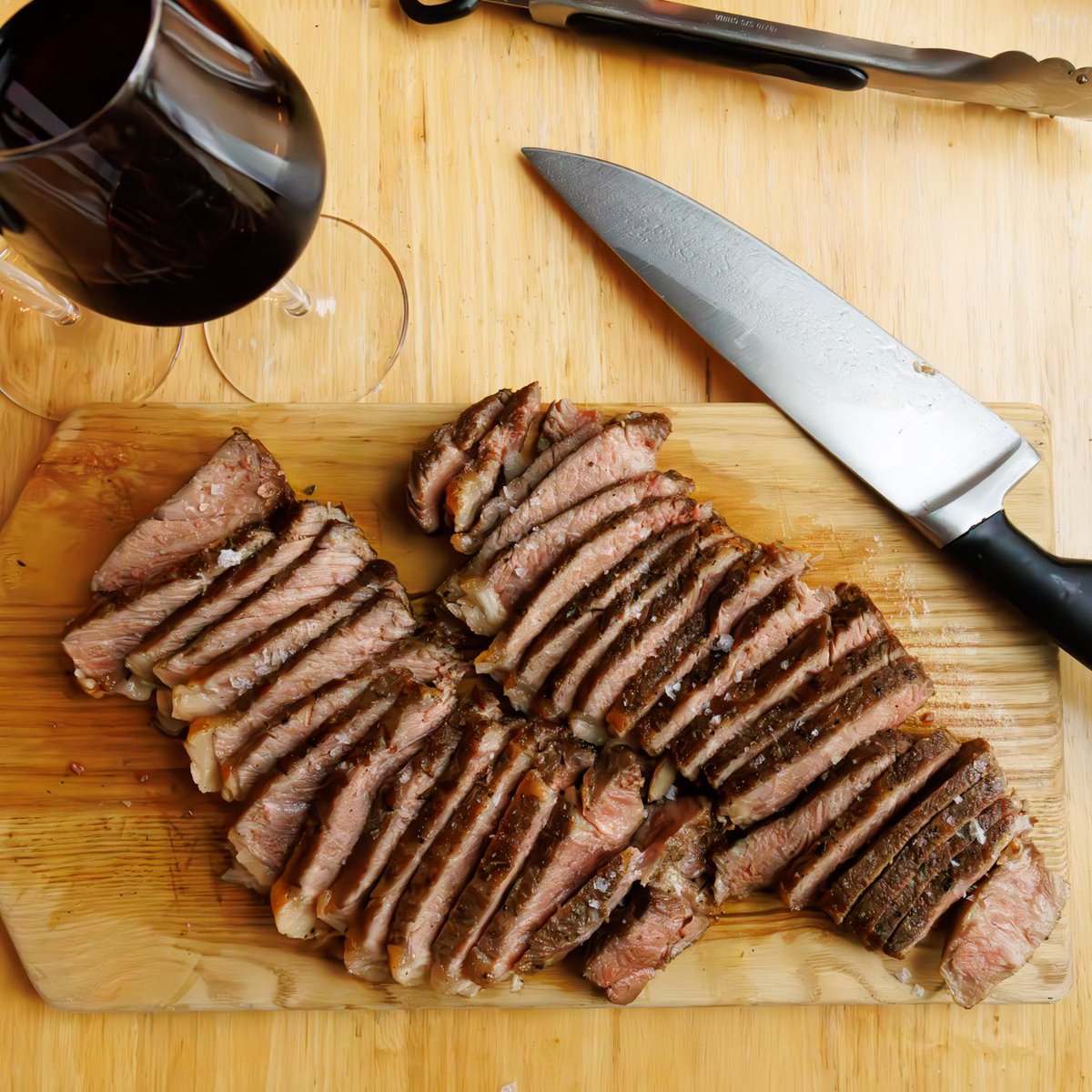 GentlemanatHome's tweet photo. How are you celebrating Labor Day weekend? We're dining on a couple steaks and feeling magnificent. Our only grievance is that the butcher labeled them NY strips, but in our household, we call them KC strips. None of that East Coast bias here. #steaknight https://t.co/dgJKVx0cZU