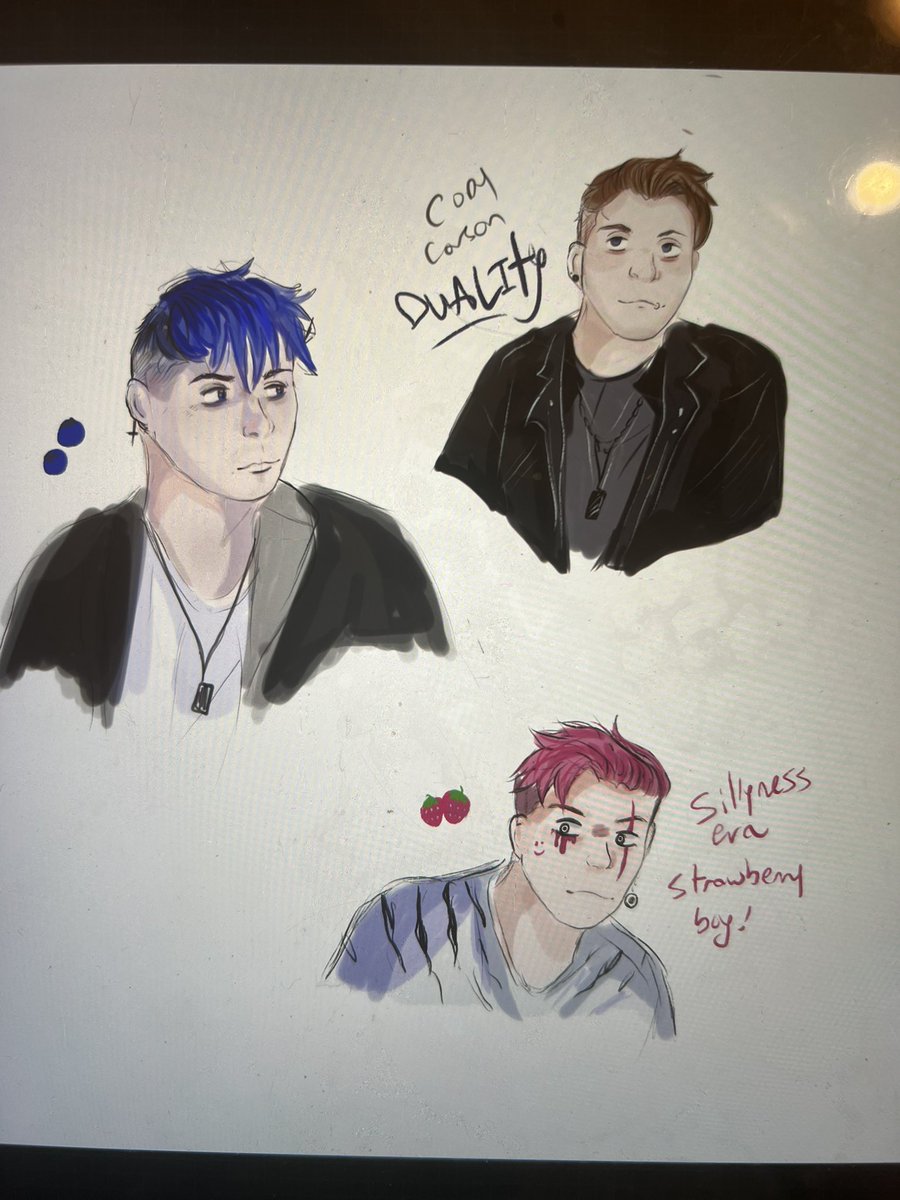 maksdumbart0120's tweet photo. Why does duality Cody the only one that looks like Cody😭😭😭

#setitoff #setitoffband #atleastonelooksaccurate #sigh #setitoffmidnight #setitoffelsewhere #funkypinkhaircody #codycarson #dualitycody #setitoffduality #ripcodyslipring #sio #bandart #bandfanart #originalart #sioart https://t.co/rmMwmnoyxF