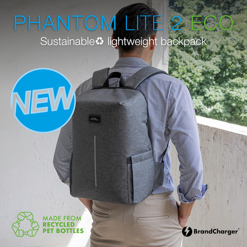 BrandchargerEU's tweet image. New 🔥🔥🔥 Phantom Lite 2 ECO
Sustainable♻ lightweight backpack

Clean lightweight design made from recycled♻ PET bottles. Phantom Lite 2 is your perfect travel companion designed for daily commutes and business travel.

#brandcharger #brandchargerphantomlite  #smartbackpack