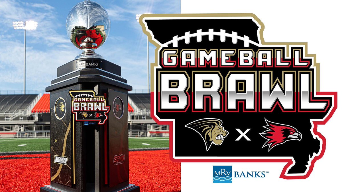Southeast Missouri and Lindenwood have partnered with title sponsor MRV Banks for the Game Ball Brawl football rivalry matchup.
Story: shorturl.at/kptKR