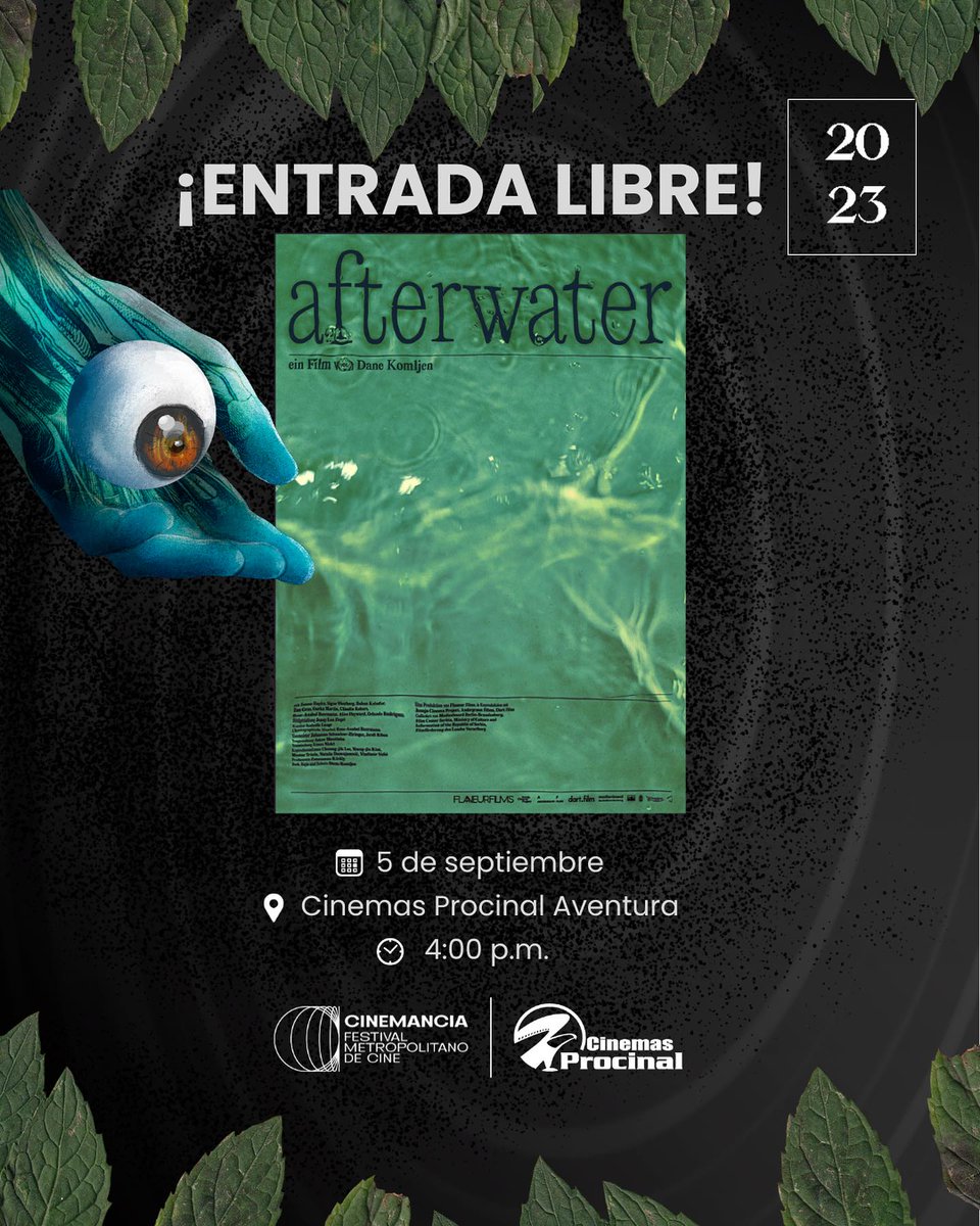 Mañana, en Cinemancia, Afterwater, de Dane Komljen, una experimentación digital transgresora y poética, que esquiva los lineamiento disciplinares y sus categorías pétreas para encontrarse con ciudades sumergidas, danzas distópicas, y microcosmos en laboratorios herméticos.