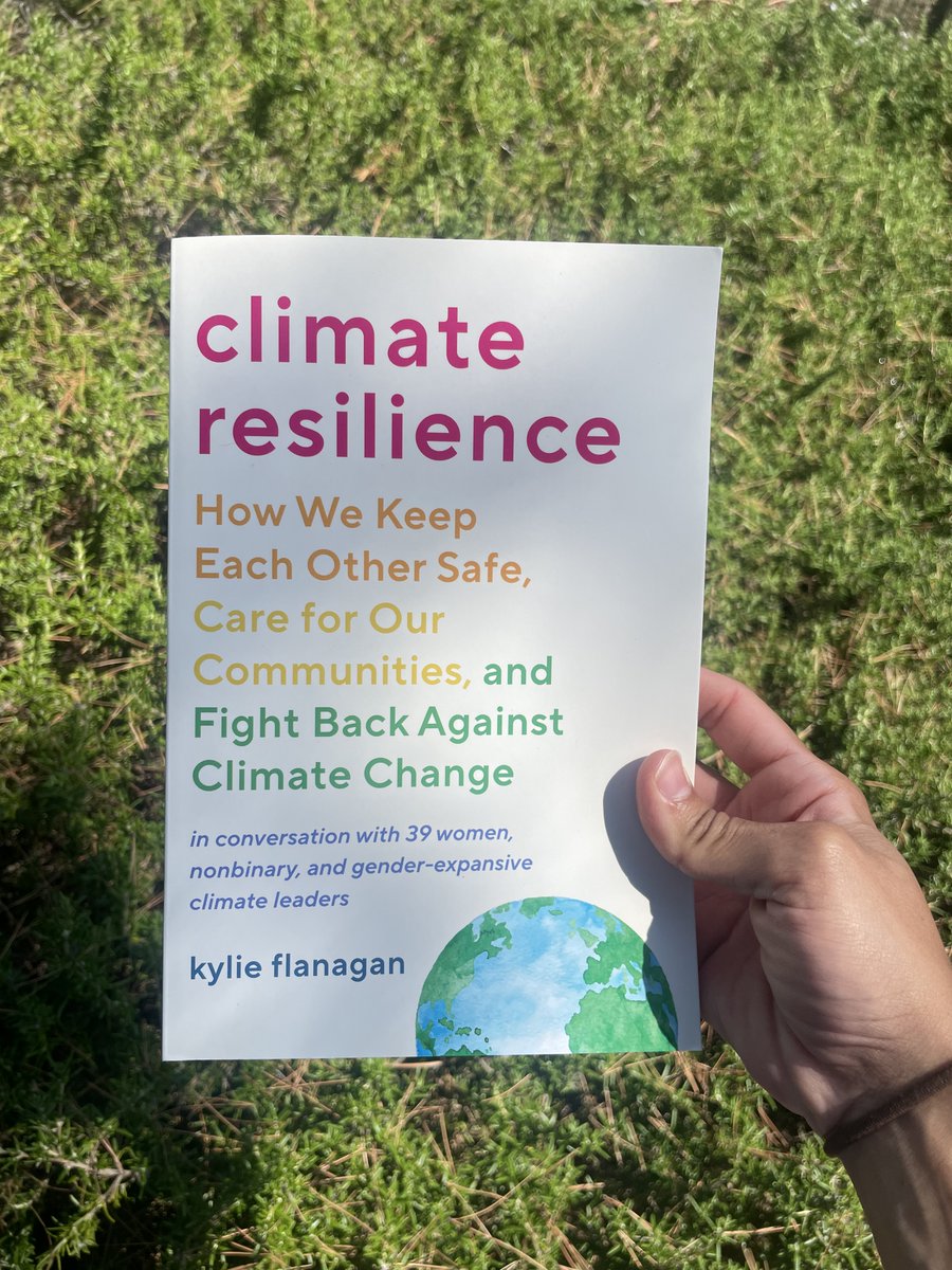 Picked up this book in prep for teaching Climate Resilience to engineers this semester - "White men, along with climate solutions rooted in more masculine ideals such as efficiency, competition, ego, scale and domination, have been centered in climate conversations for too long."