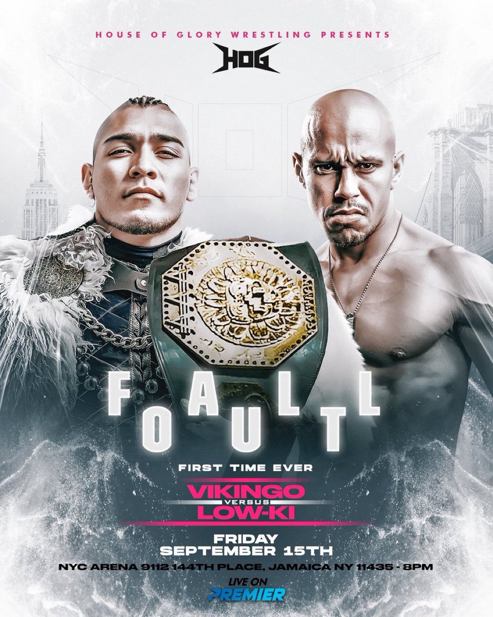 HOGwrestling's tweet photo. 11 Days Away!
#HOGFallout
NYC Arena
Which match are you looking most forward to?
Get your tickets!
https://t.co/GotpKWCd4u
Order the PPV!
@WatchOnPremier https://t.co/g4F4YYYJb3
